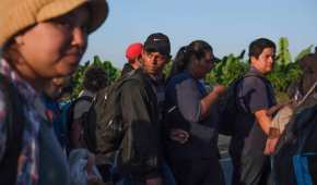 Un nueva caravana de migrantes centroamericanos se dirige a Estados Unidos