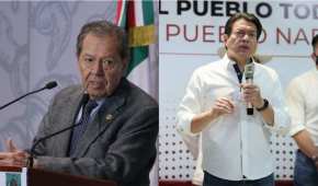 Muñoz Ledo y Delgado Carillo siguen de pleito por la dirigencia de Morena