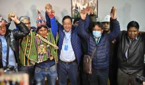 El candidato cercano a Evo Morales se declaró ganador de los comicios presidenciales
