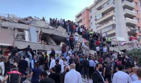 Se reportaron daños también en la isla griega de Samos, a edificios y caminos