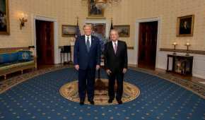 Los presidentes Trump y López Obrador se reunieron hace meses en la Casa Blanca