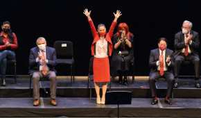 La Jefa de Gobierno de la CDMX se llevó el 'aplausometro' en el Auditorio Nacional