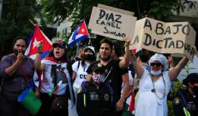 El presidente cubano declaró como legítimas las protestas, pero señaló la intención de EU por mantener el embargo