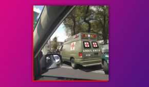 Los militares que conducían la ambulancia trataron de darse a la fuga.