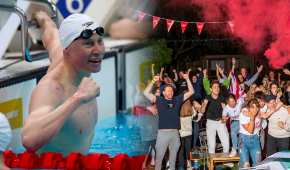 El nadador británico superó el virus dos veces; hoy es campeón olímpico