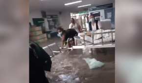 Al momento de la inundación había 104 trabajadores del IMSS y 56 pacientes