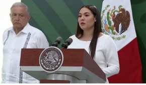La gobernadora de Colima externó su apoyo a AMLO durante la conferencia mañanera de este viernes