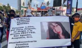 La estudiante fue secuestrada el pasado viernes en Acapulco