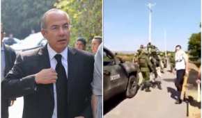 El expresidente de México calificó como “indignante” la acción contra las Fuerzas Armadas.