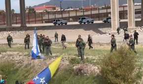 Los migrantes a diario intentan pasar por la zona Del Río Bravo, pero ya son esperados por los agentes fronterizos