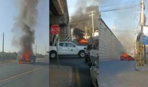 Incendiaron varios vehículos en diferentes zonas, luego de operativos