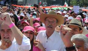 El expresidente Vicente Fox Quedasa manifestó su repudio por la marcha de AMLO.
