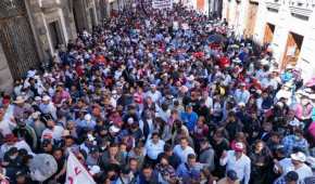 El gobernador morenista expresó que la gente salió a las calles para respaldar a AMLO y sus propuestas