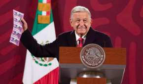 El presidente López Obrador anunció que entre los premios hay 6 departamentos