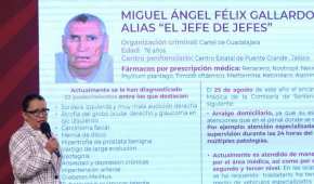El llamado "Jefe de jefes", Miguel Ángel Félix Gallardo tiene varios problemas de salud y no puede caminar