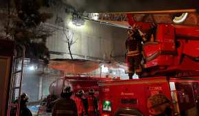 Elementos del cuerpo de bomberos confirmaron que el fuego fue controlado