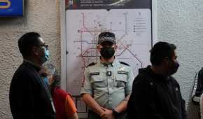 Alrededor de 6 mil elementos realizan labores de vigilancia en el Metro