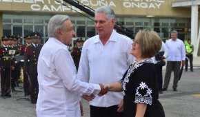 El presidente cubano agradeció la hospitalidad del pueblo mexicano