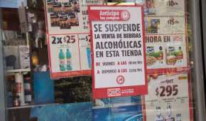 Esta suspensión de alcohol aplicará para establecimientos como vinaterías, tiendas de abarrotes