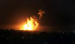 El ataque se dio después de que seis misiles fueron lanzados a Israel desde territorio sirio
