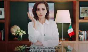 La senadora reiteró que quiere ser "presidenta y presidente" de México