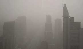 China ha alertado por la mala calidad del aire y emite recomendaciones para protegerse de la tormenta de arena