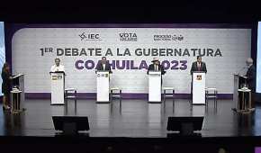 Este domingo los 4 candidatos al Gobierno de Coahuila tuvieron su primer debate