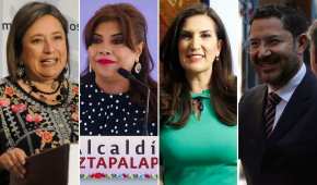 Los aspirantes buscan desde hace un año la candidatura para contender por la capital mexicana