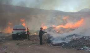 El incendio en el basurero municipal de Guanajuato inició desde el lunes