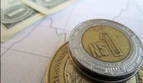 El ‘billete verde’ se apreció 0.14% frente a la moneda mexicana, de acuerdo con datos de Bloomberg