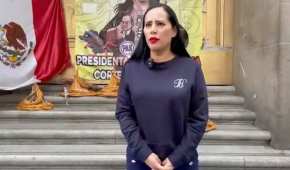 Sandra Cuevas también le dijo a AMLO que se vaya despidiendo del país