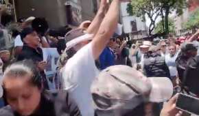 Manifestantes en favor de la minitra Norma Piña desmantelaron casas de campaña del grupo antagonista