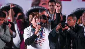 Delfina Gómez, se convirtió en la virtual gobernadora con más votos