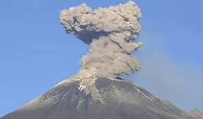En las últimas 24 horas, el volcán Popocatépetl registró 14 exhalaciones