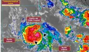 La tormenta tropical Calvin seguirá su trayectoria y se alejará del territorio mexicano