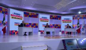 Los aspirantes finalistas del Frente Amplio por México tuvieron su primer foro regional