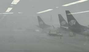 Se reportaron retrasos en vuelos por las tormentas