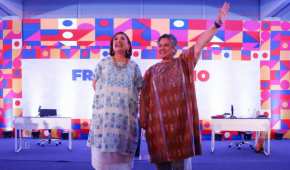 La panista y priista buscan la candidatura presidencial por el Frente Opositor