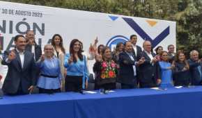En la Reunión Plenaria del PAN,  Xóchitl Gálvez, también externó su reconocimiento a Paredes