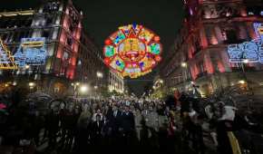 Encendió el alumbrado especial por las celebraciones de la Independencia de México