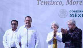 El gobernador de Morelos reiteró su apoyo a Morena