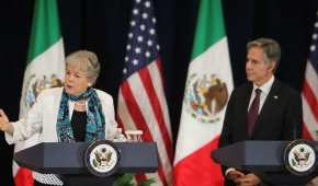 La canciller mexicana se reunió con autoridades estadounidenses