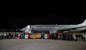 Uno de los aviones de la Fuerza Aérea Mexicana traslado a 143 mexicanos que se encontraban en Israel