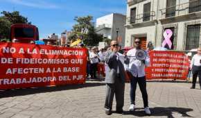 Desde el pasado viernes, este sector se manifestó en las sedes del PJ