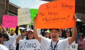 Trabajadores del Poder Judicial han protestado por la desaparición de fideicomisos