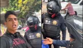 Fue interceptado por policías de la CDMX