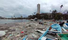 El huracán Otis destruyó al puerto de Acapulco, Guerrero