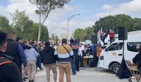 Miembros de la CROC se dispersaron por los accesos a San Lázaro