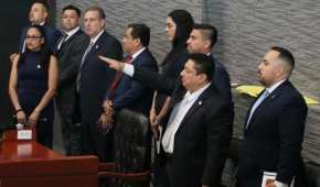 El fiscal de Morelos fue sometido a la votación del pleno para retirarle su fuero