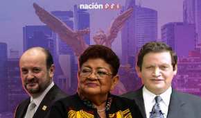 Rodolfo Ríos Garza, Ernestina Godoy y Samuel Del Villar